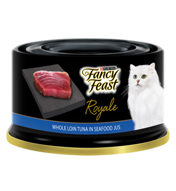 FANCY FEAST® Adult Royale Whole Loin Tuna in Seafood Jus Wet Cat Food - 85G