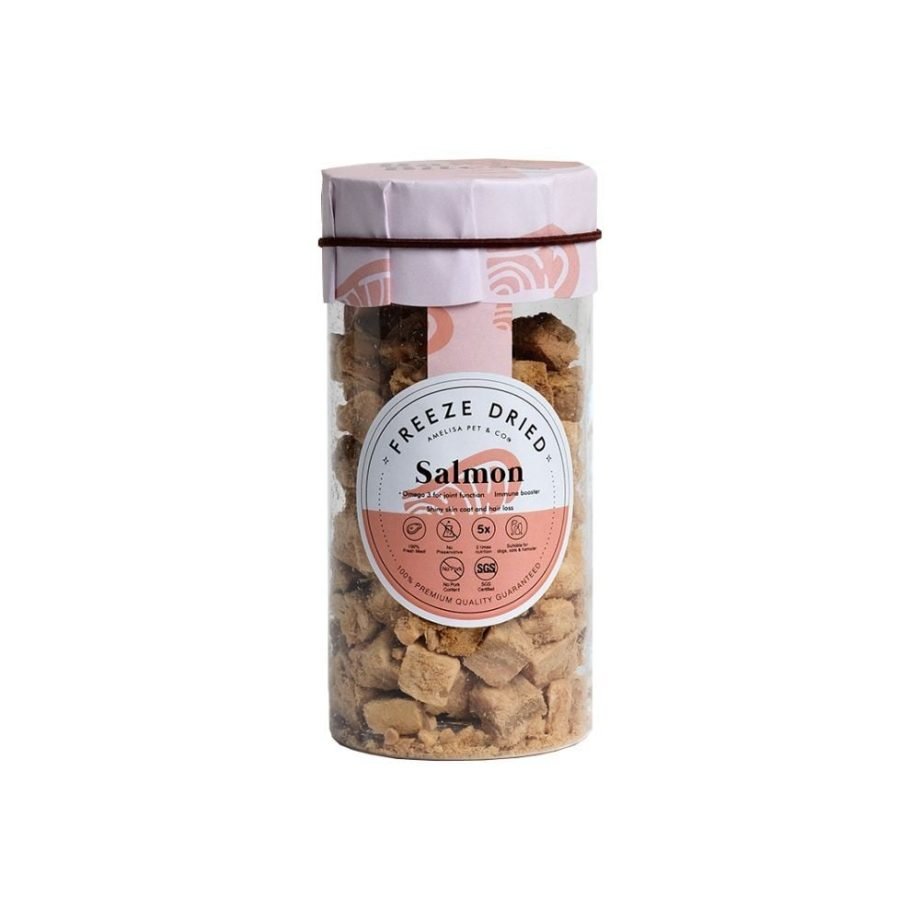 Amelisa Rawly Bites Mini Salmon Freeze Dried Treat - 50G